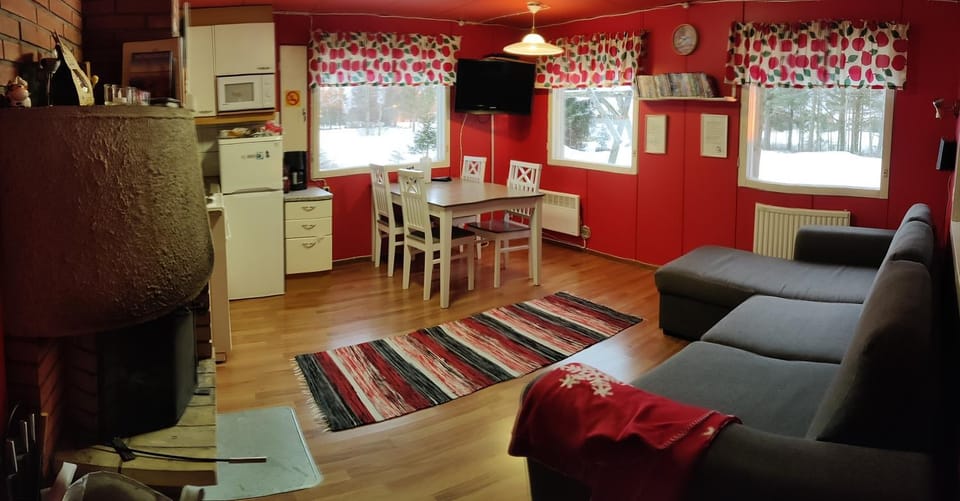 Kitchen or kitchenette, Living room, Seating area, Dining area, minibar