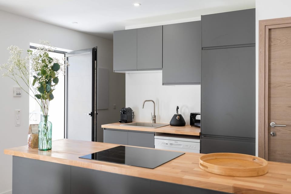 Kitchen or kitchenette, stove, stove, kitchen, kitchen