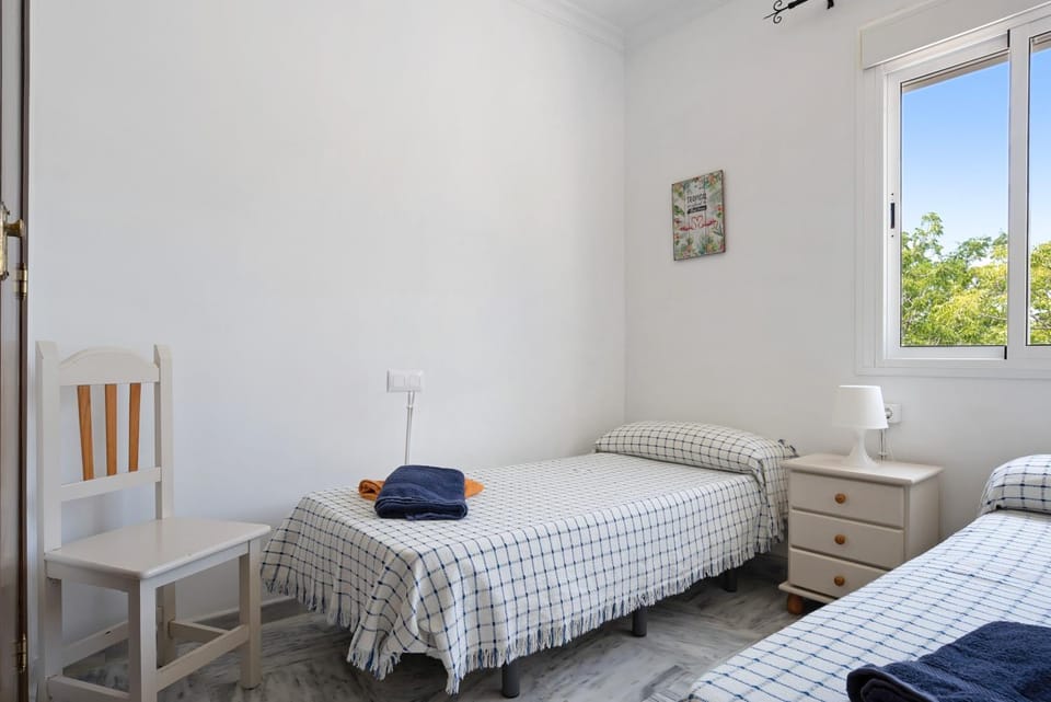 Property building, Living room, Bedroom