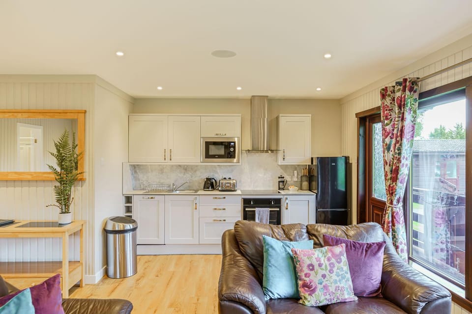 Kitchen or kitchenette, Living room, Seating area, dishwasher, oven, pet friendly, stove, toaster