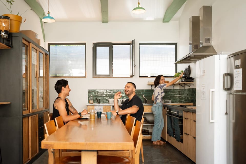 Kitchen or kitchenette, Communal kitchen, stove, kitchen