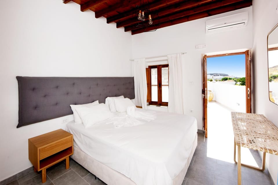 Bed, View (from property/room), Balcony/Terrace, Photo of the whole room, Bedroom, towels