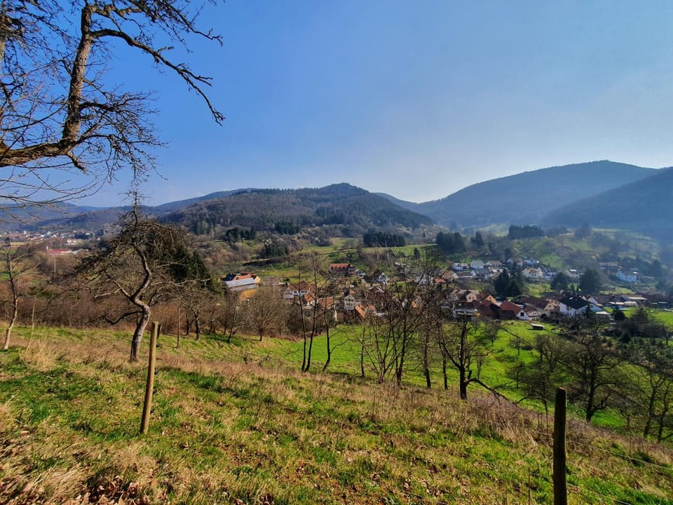 Spring, Day, Natural landscape, Mountain view