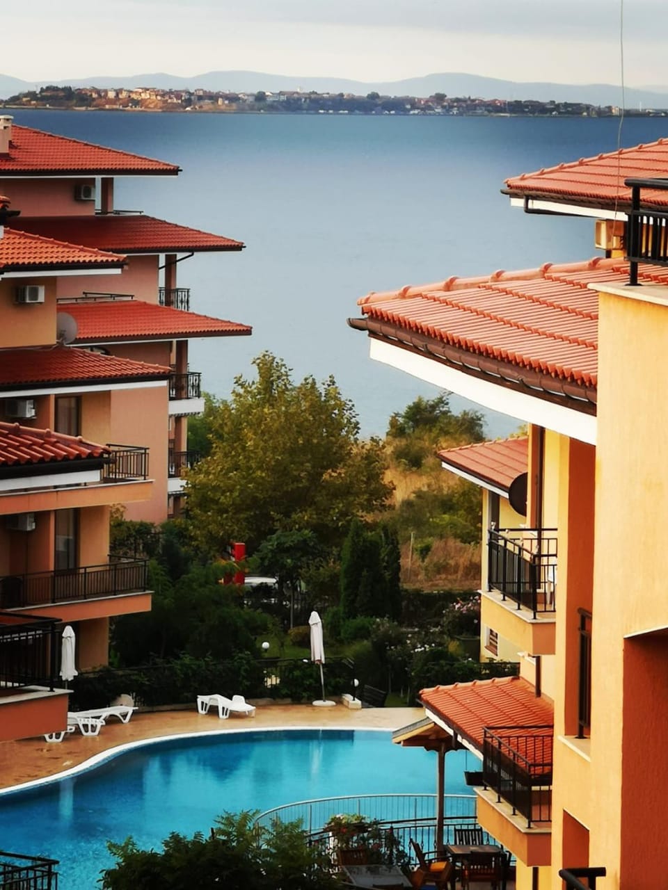 View (from property/room), Pool view, Sea view, Swimming pool