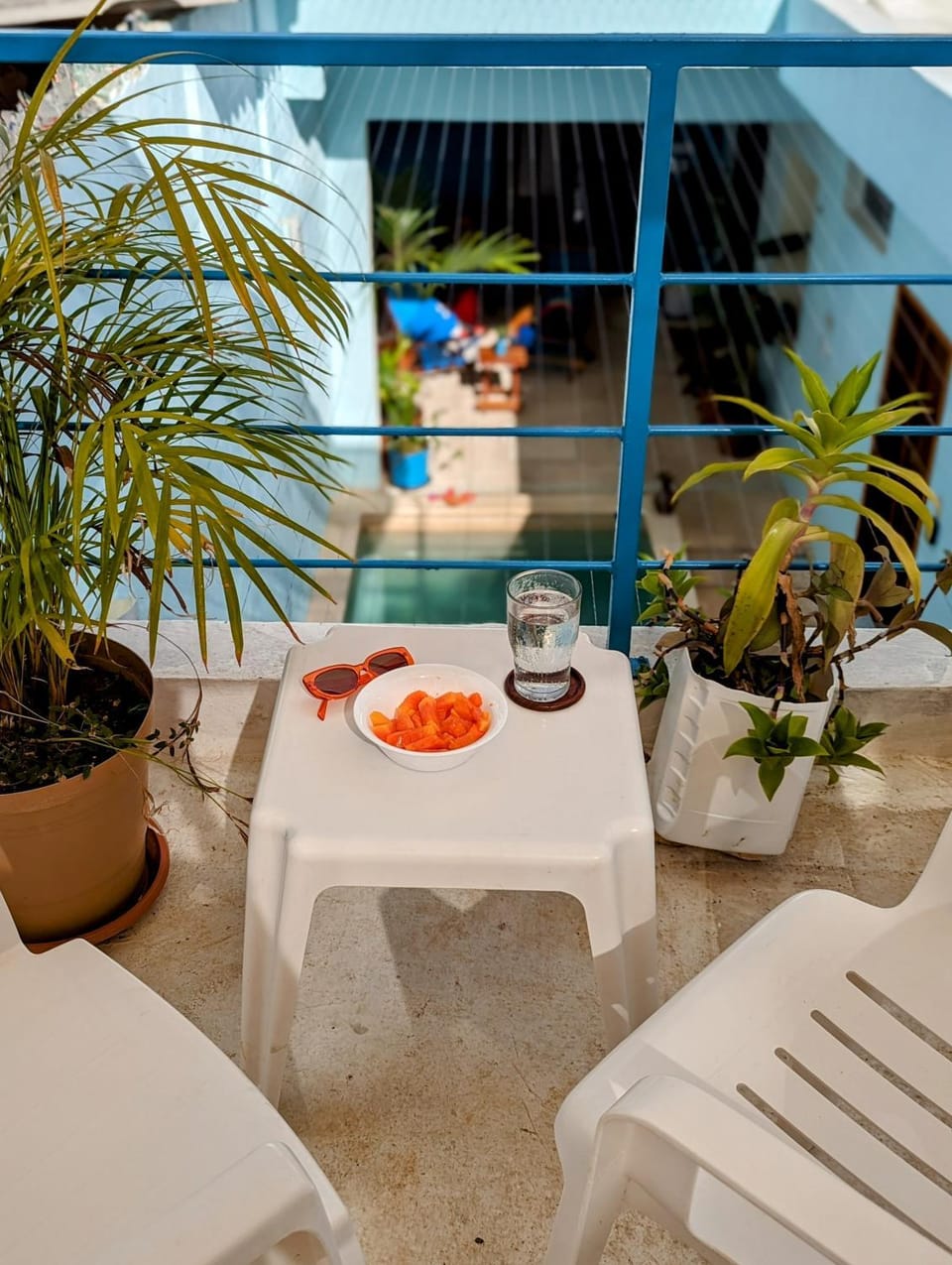 View (from property/room), Balcony/Terrace, Pool view