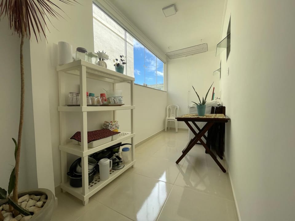 Communal kitchen, washing machine