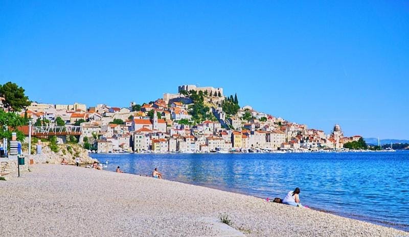 Beach, City view