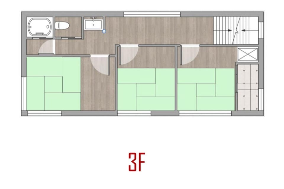 Osaka SENJU big Tatami house Max 16ppl direct to KIX airport House in Osaka