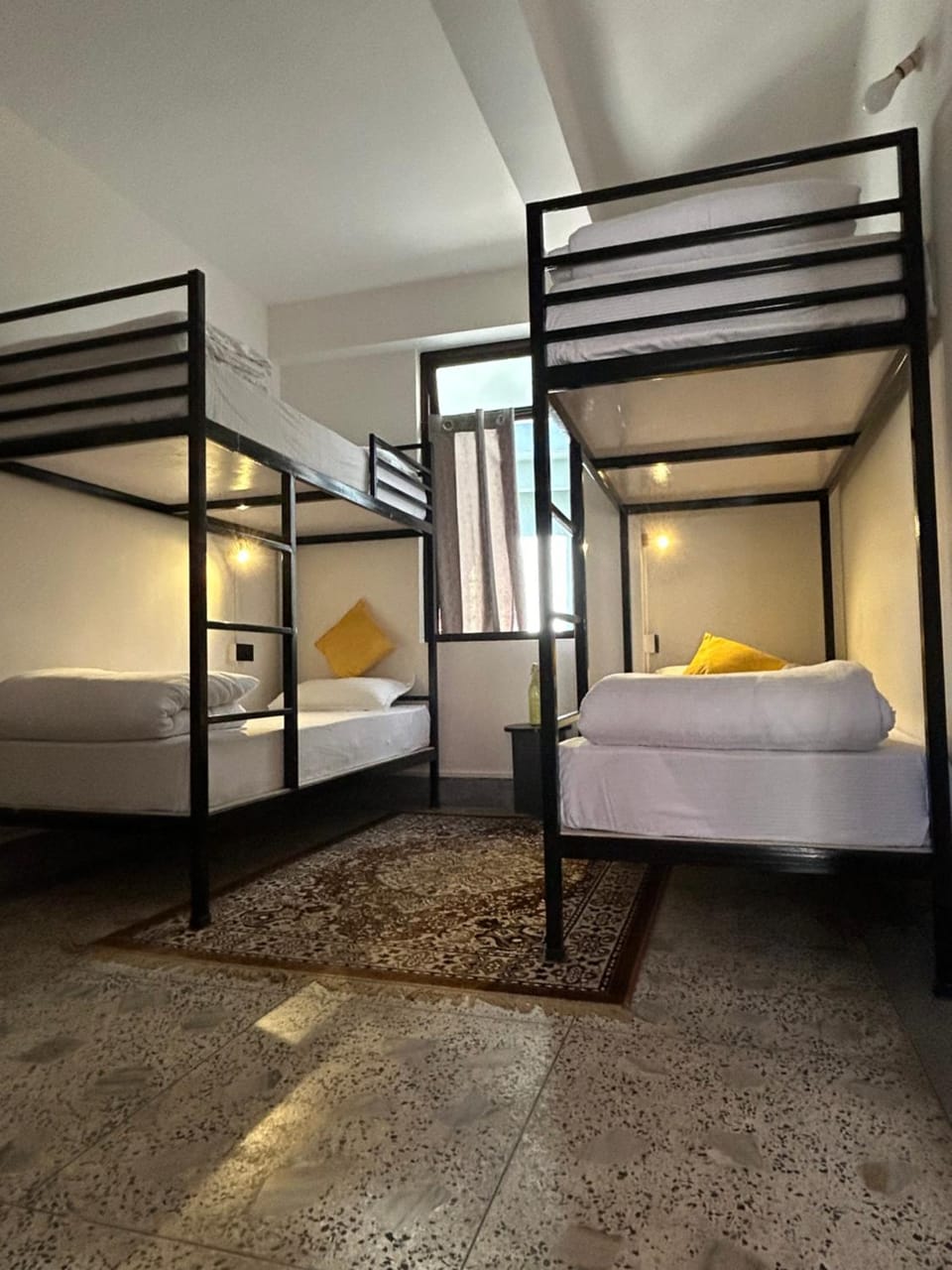 Photo of the whole room, bunk bed