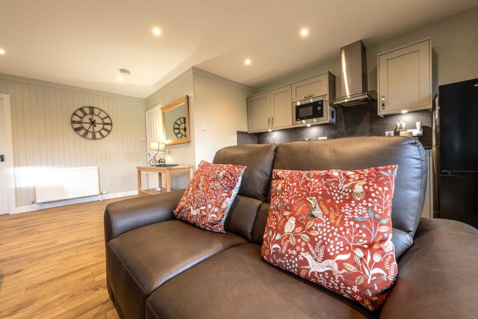 Kitchen or kitchenette, Living room, Seating area, pet friendly, stove
