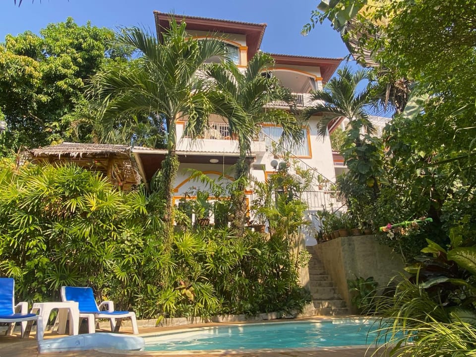 Property building, Pool view
