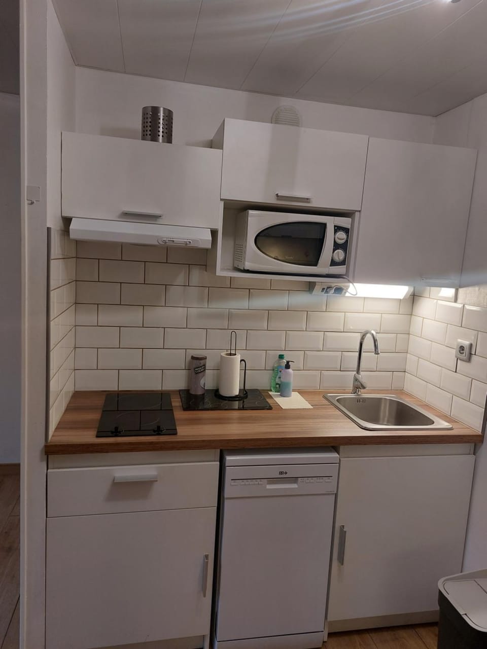 Kitchen or kitchenette, dishwasher, minibar, stove, toaster