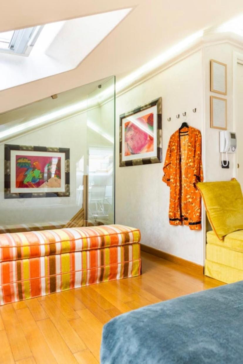Living room, air conditioner