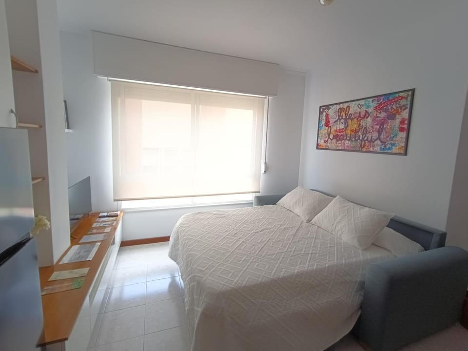 Bed, TV and multimedia, Living room, Bedroom