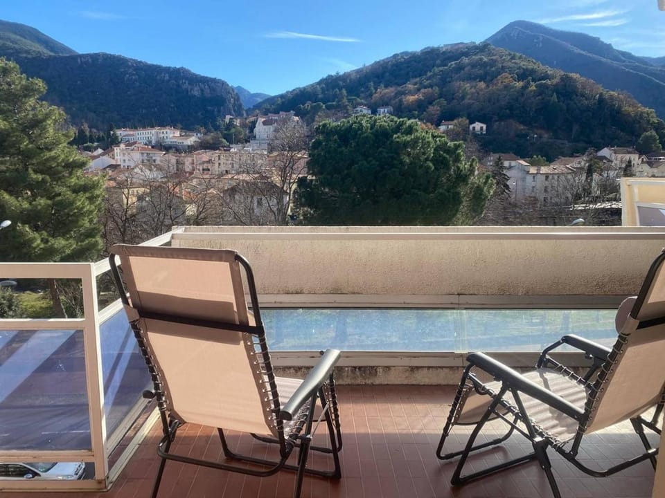 F2 avec parking, terrasse & wifi à Amélie-les-Bains, animaux acceptés - FR-1-703-53 Apartment in Alt Empordà