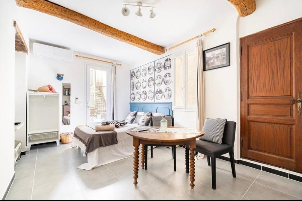 Le Bonheur -studio terrasse centre-ville - Apartment in L'Isle-sur-la-Sorgue