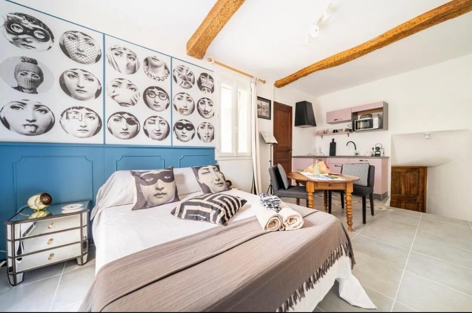 Le Bonheur -studio terrasse centre-ville - Apartment in L'Isle-sur-la-Sorgue