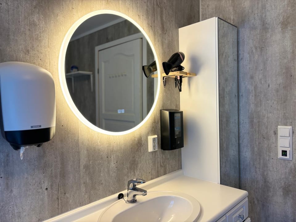 Bathroom, hair dryier