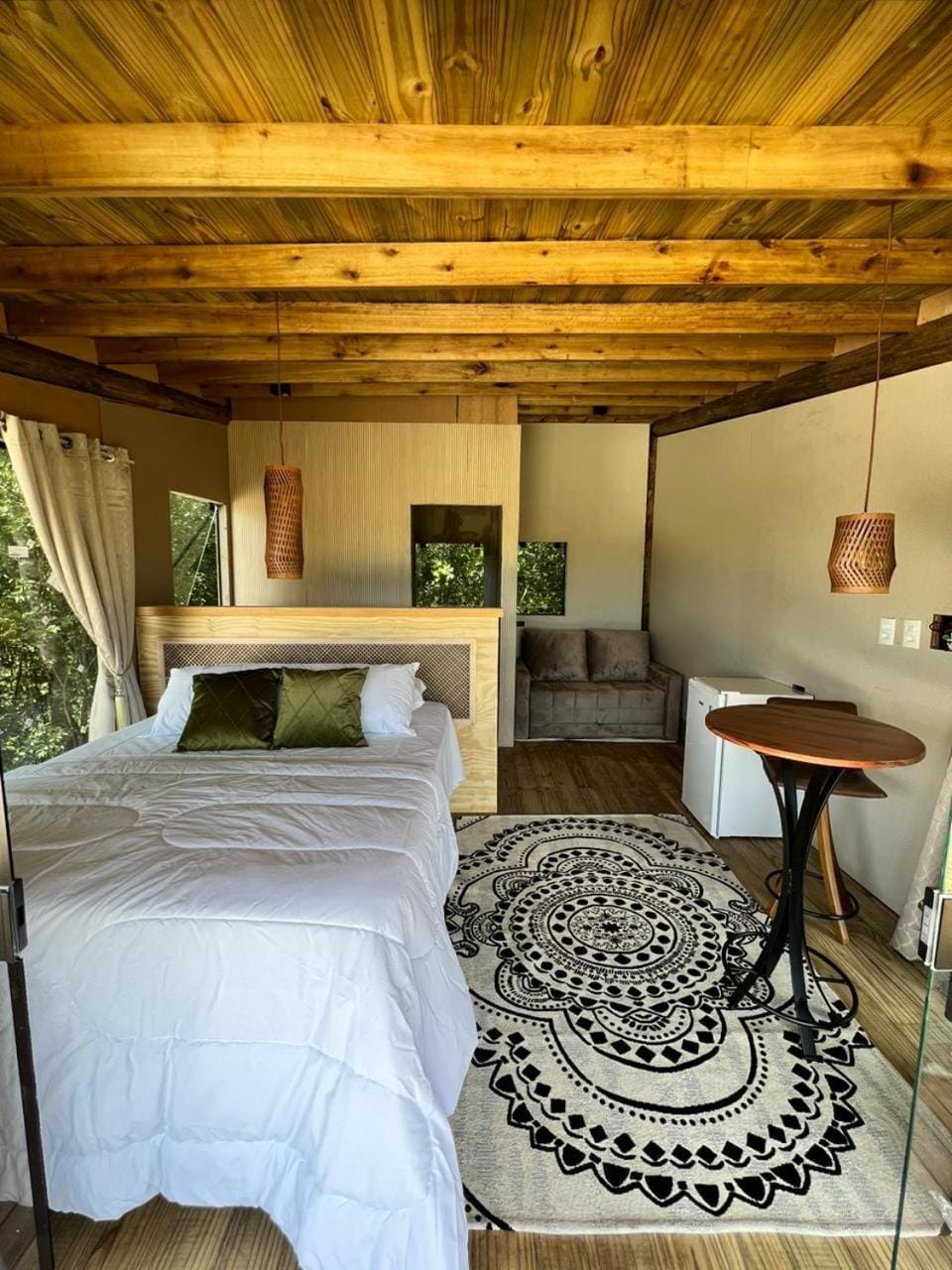 Bed, Photo of the whole room, Bedroom, hair dresser