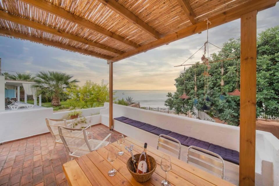 Patio, Day, View (from property/room), Balcony/Terrace, Sea view, sunbed