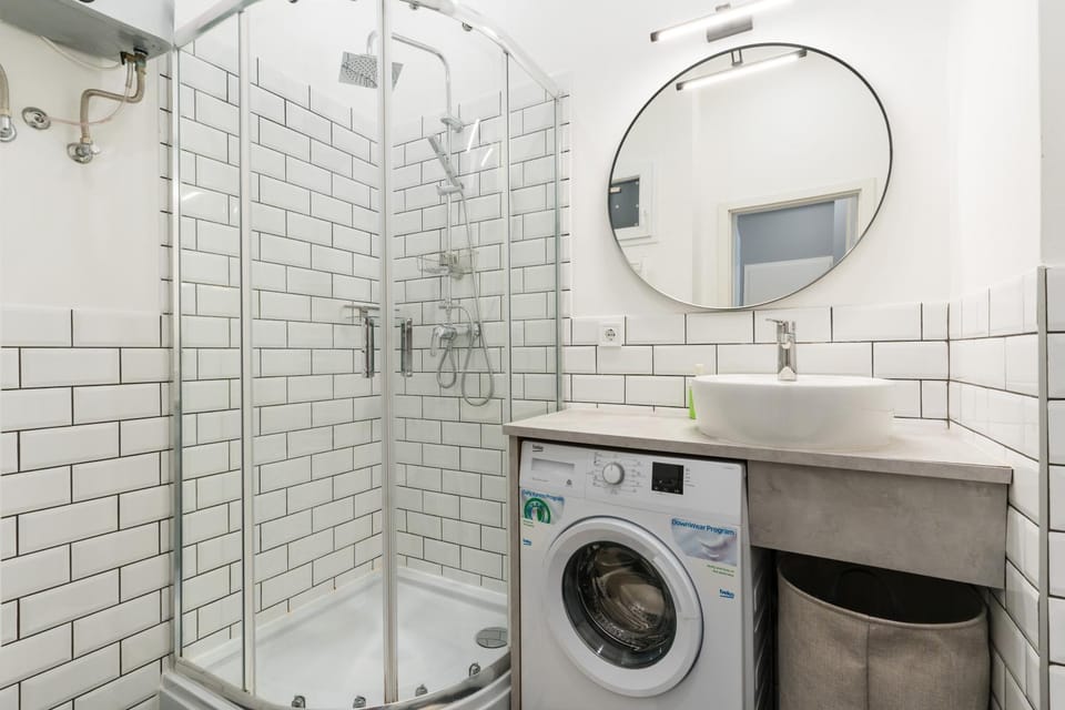Shower, Bathroom, washing machine