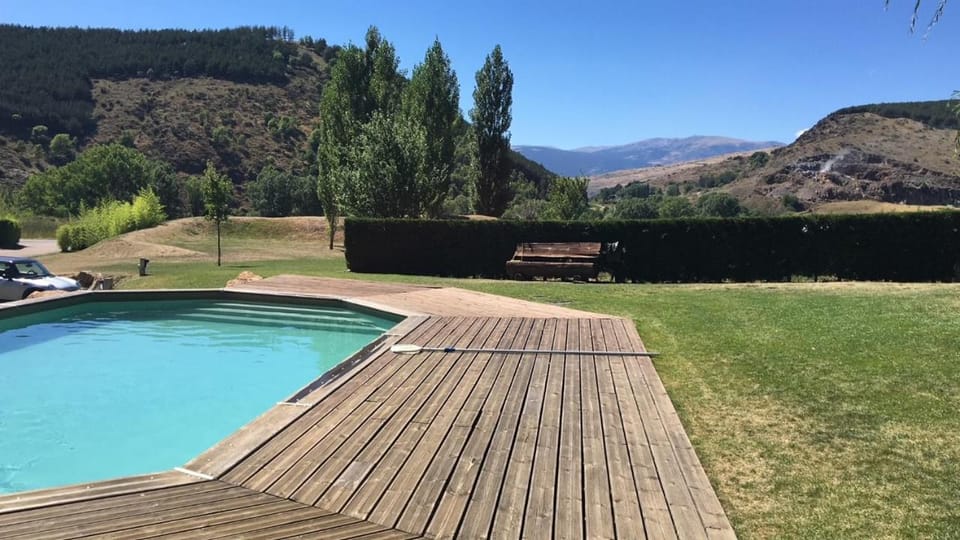 Natural landscape, Mountain view, Pool view, Swimming pool