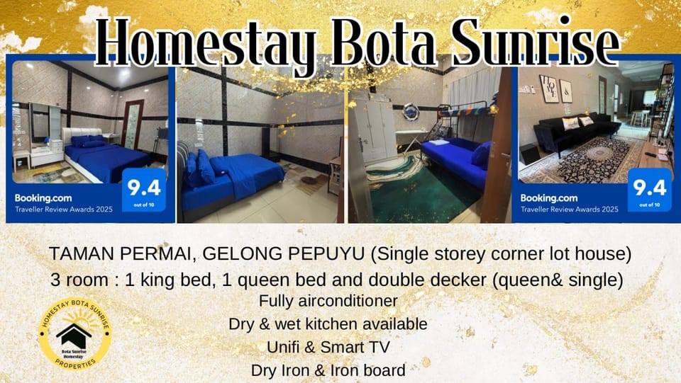 Homestay Bota Sunrise House in Perak Tengah District