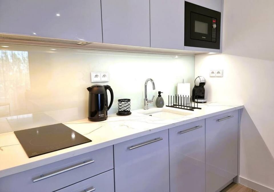 Coffee/tea facilities, Kitchen or kitchenette, minibar, stove