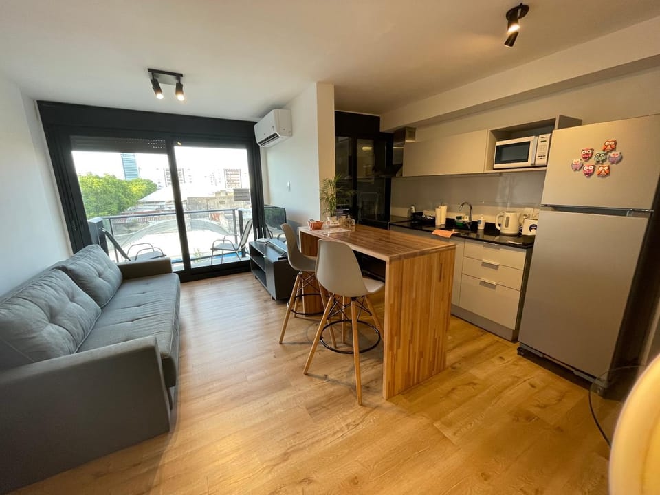 Kitchen or kitchenette, Living room, Dining area, minibar