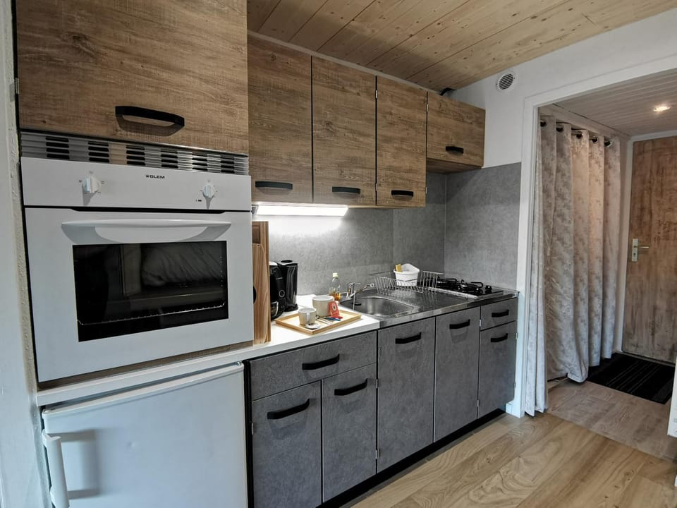 Kitchen or kitchenette, minibar, pet friendly, stove