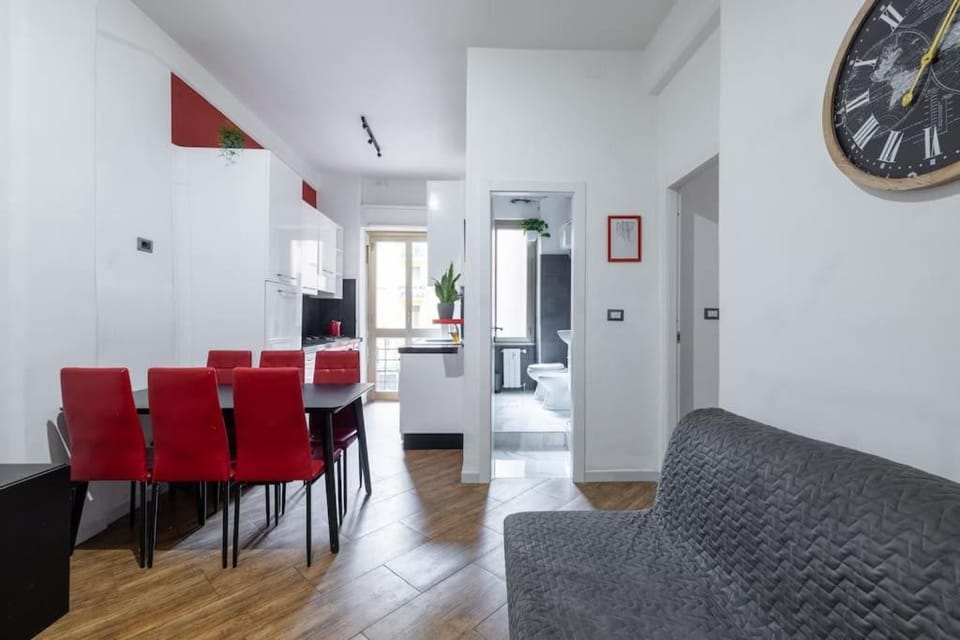 Kitchen or kitchenette, Living room, Dining area