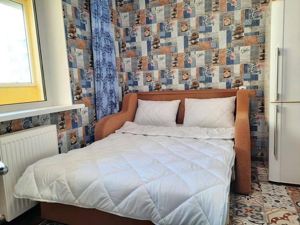 Bed, Kitchen or kitchenette, Photo of the whole room, Bedroom
