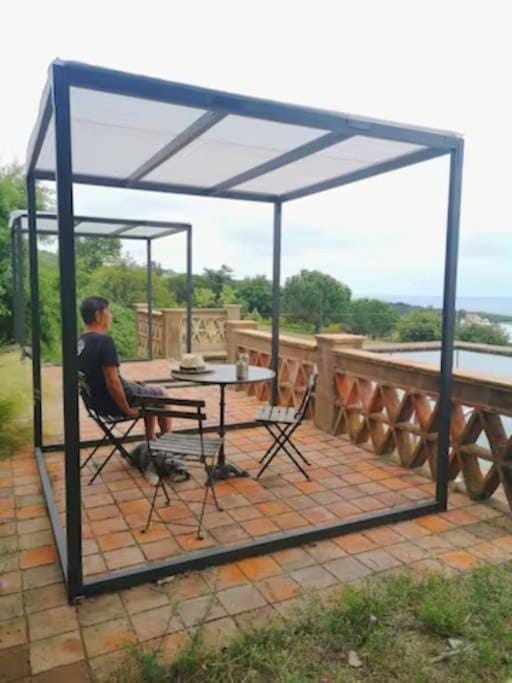 Patio, Natural landscape, Balcony/Terrace, Lake view