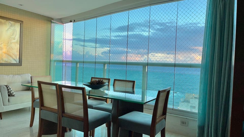 View (from property/room), Dining area, Sea view