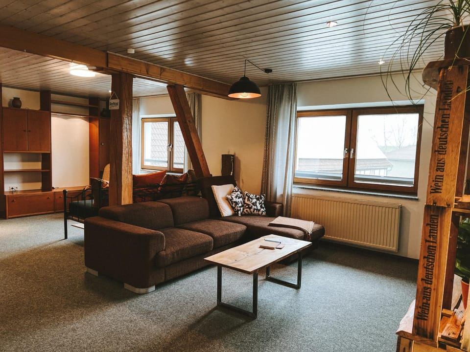 Living room, Seating area, Bedroom