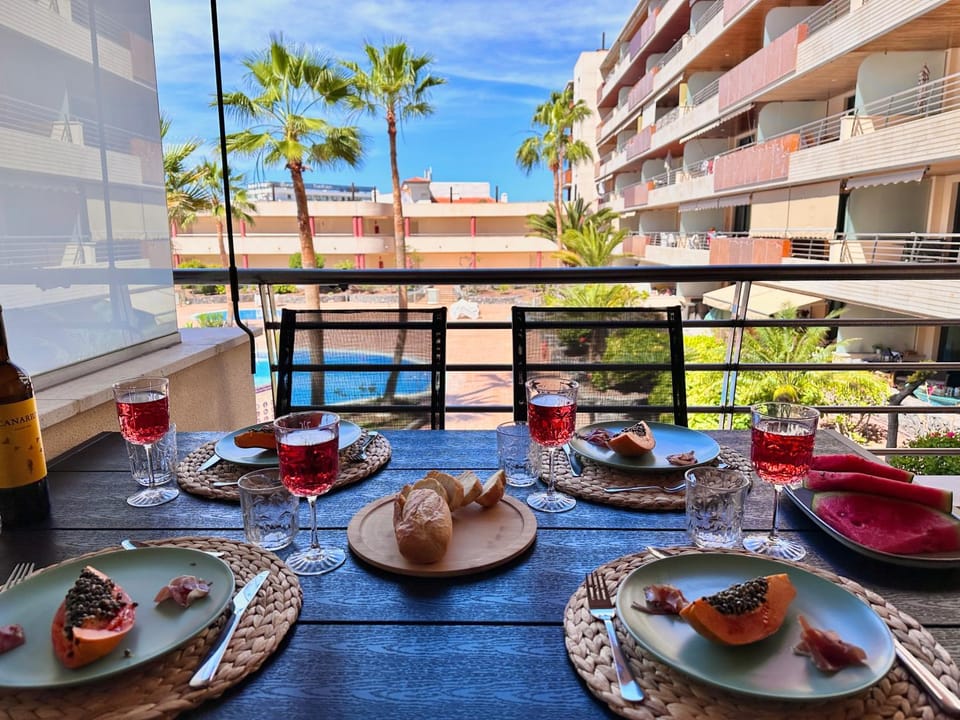 View (from property/room), Balcony/Terrace, Swimming pool, Breakfast