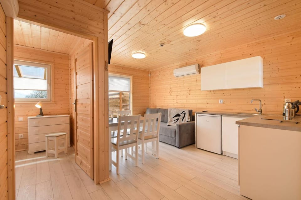 Kitchen or kitchenette, Dining area, stove