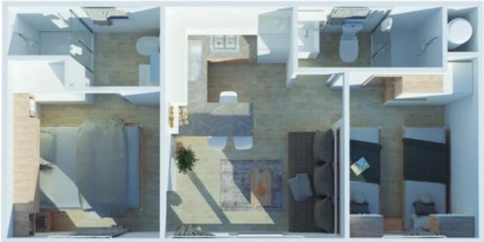 La Mer Mobile Home House in Biograd na Moru