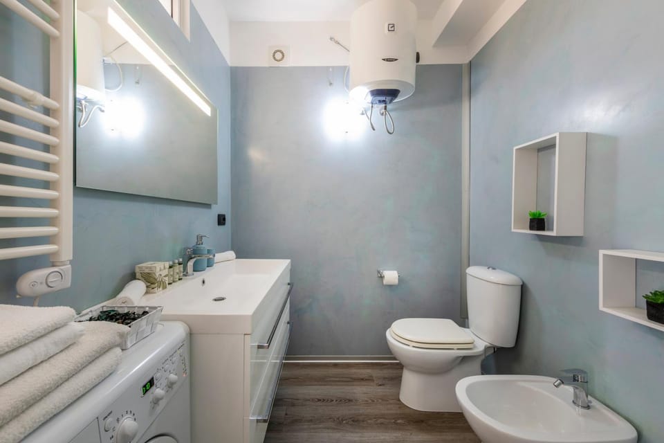 Toilet, Bathroom, washing machine