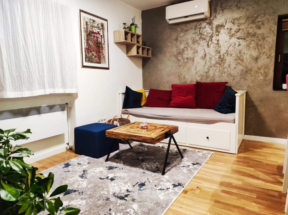 Living room, air conditioner