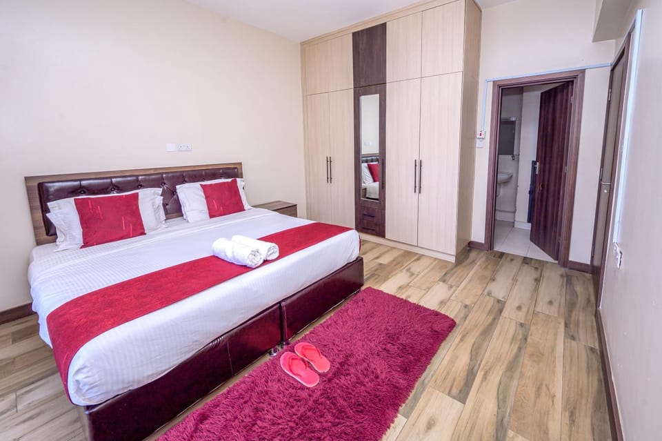 Bed, Photo of the whole room, Bedroom, wardrobe