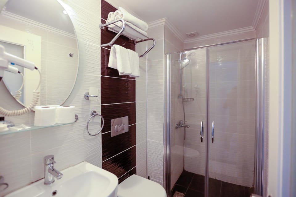 Shower, Toilet, Bathroom, towels