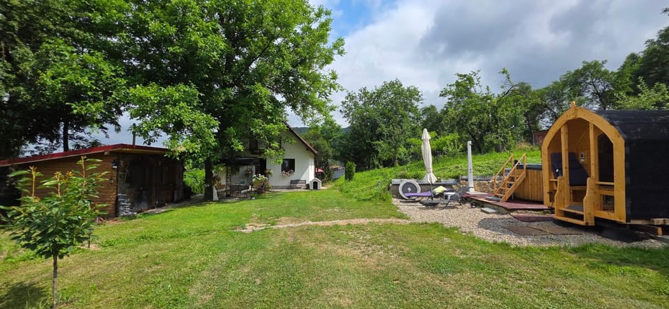 Property building, Garden