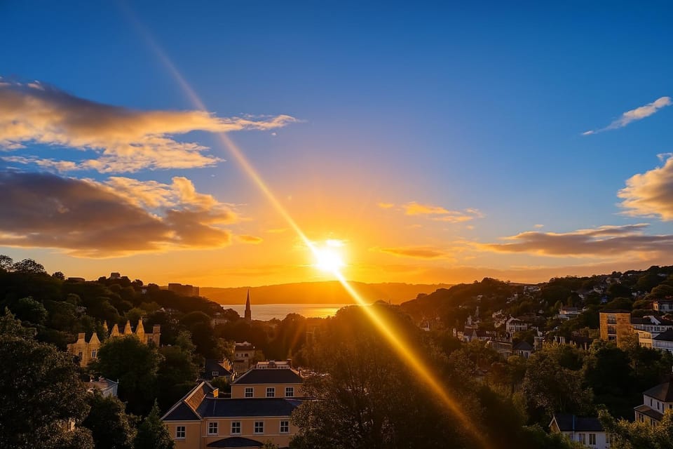 Nearby landmark, Day, Natural landscape, Sea view, Sunrise