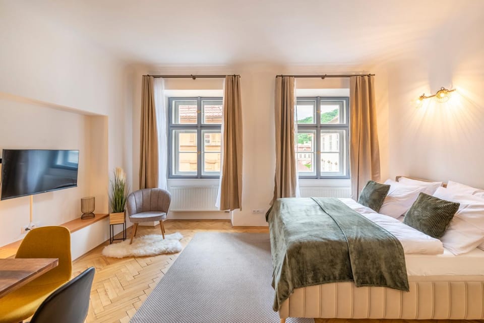 Living room, Seating area, Bedroom