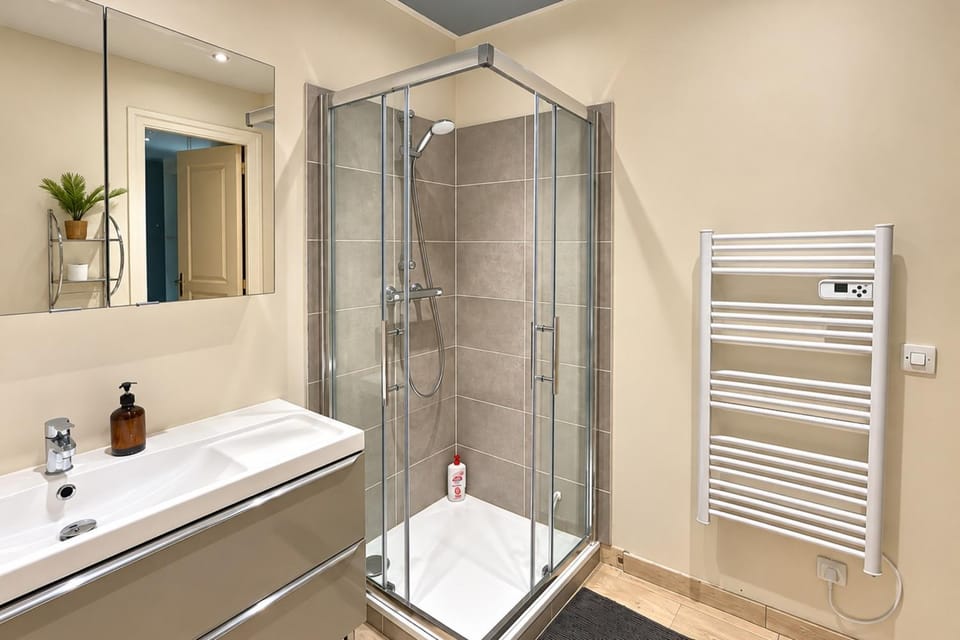 Shower, Toilet, Bathroom, towels