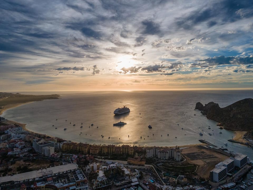 Day, Natural landscape, Bird's eye view, Beach, Sea view, Sunrise, Sunset