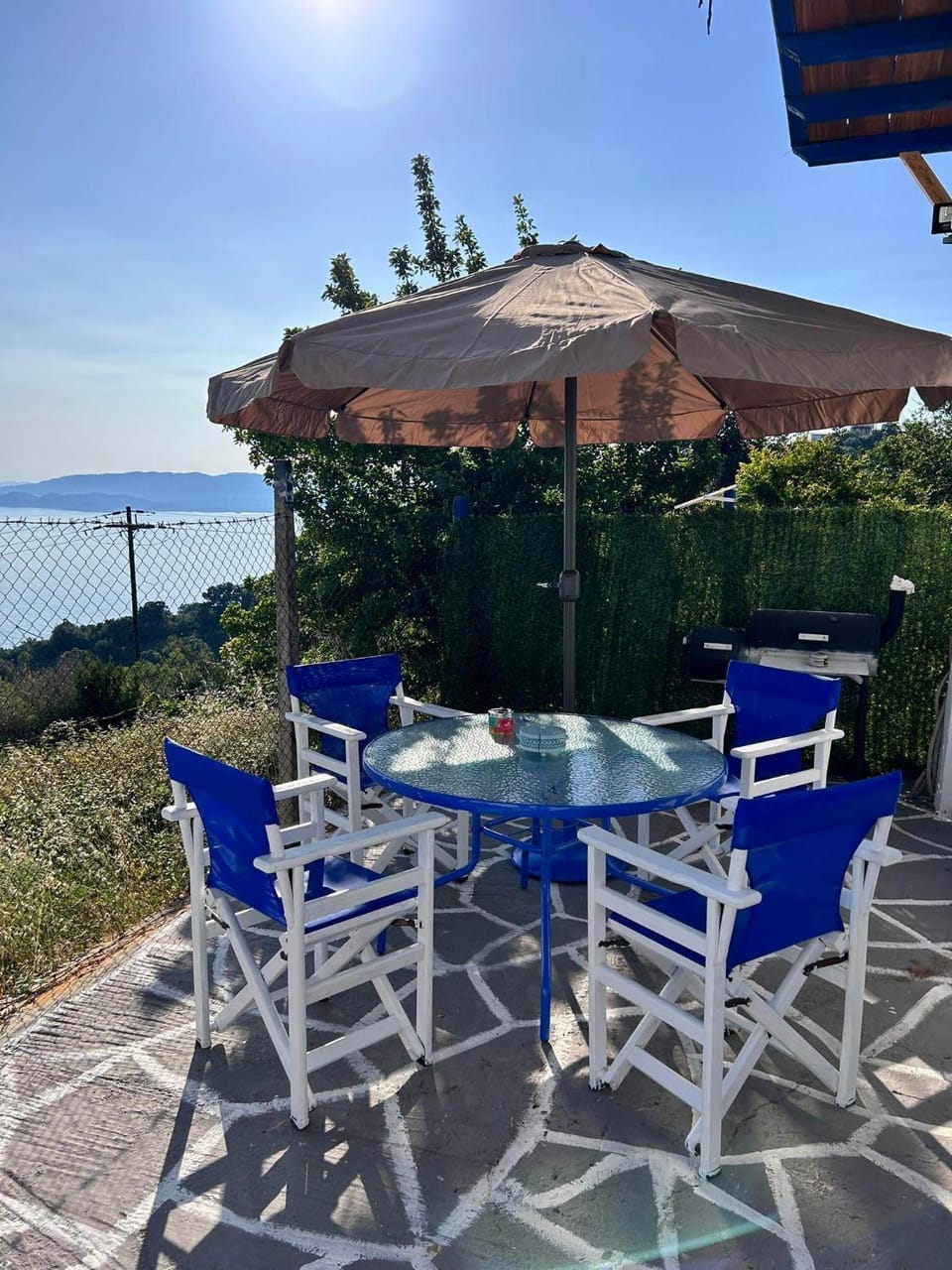 Patio, Natural landscape, Balcony/Terrace, Dining area, Sea view