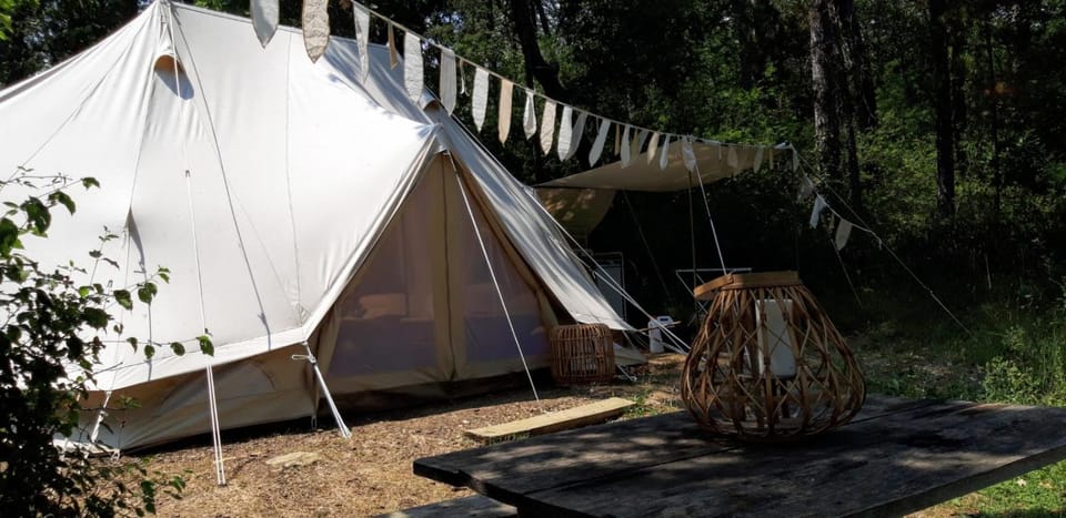 Agricampeggio Borgo Agna Luxury tent in Tuscany