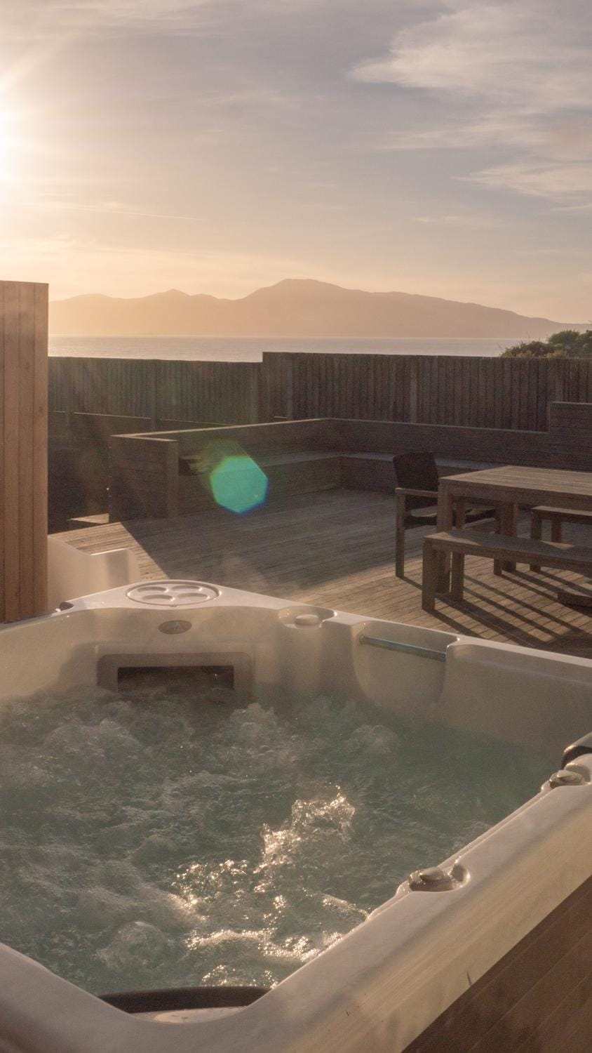 Hot Tub, View (from property/room), Balcony/Terrace, Sea view